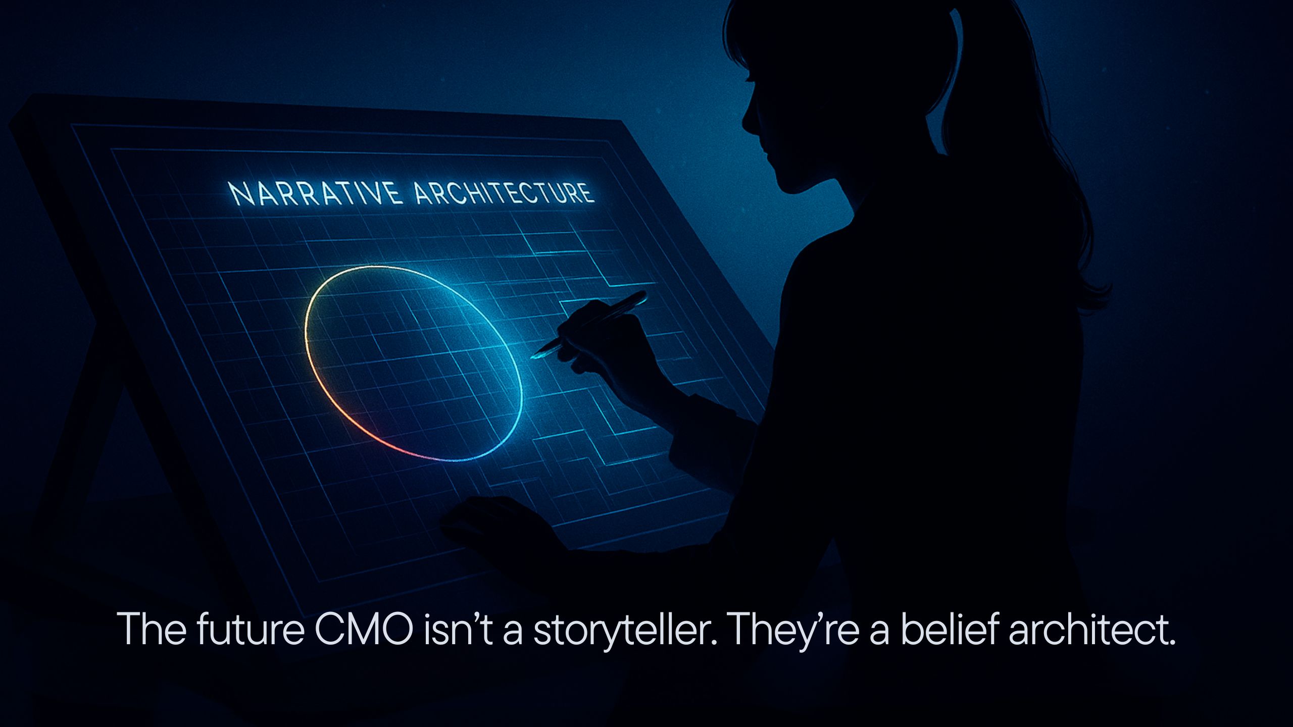 The future CMO isn’t a storyteller. They’re a belief architect.
